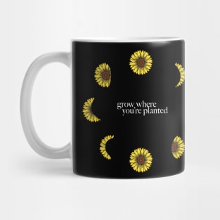 Sunflower Moon Phase Mug